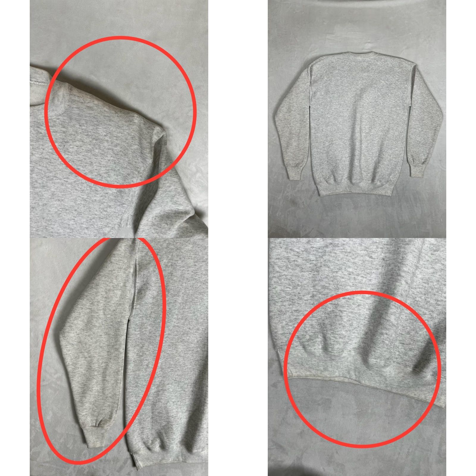 Lee VINTAGE Lee Sturdy Sweats Sweatshirt Mens Large Gray Heavyweight Crewneck Blank Short Summary Size US L / EU 52-54 / 3 - 9 Thumbnail
