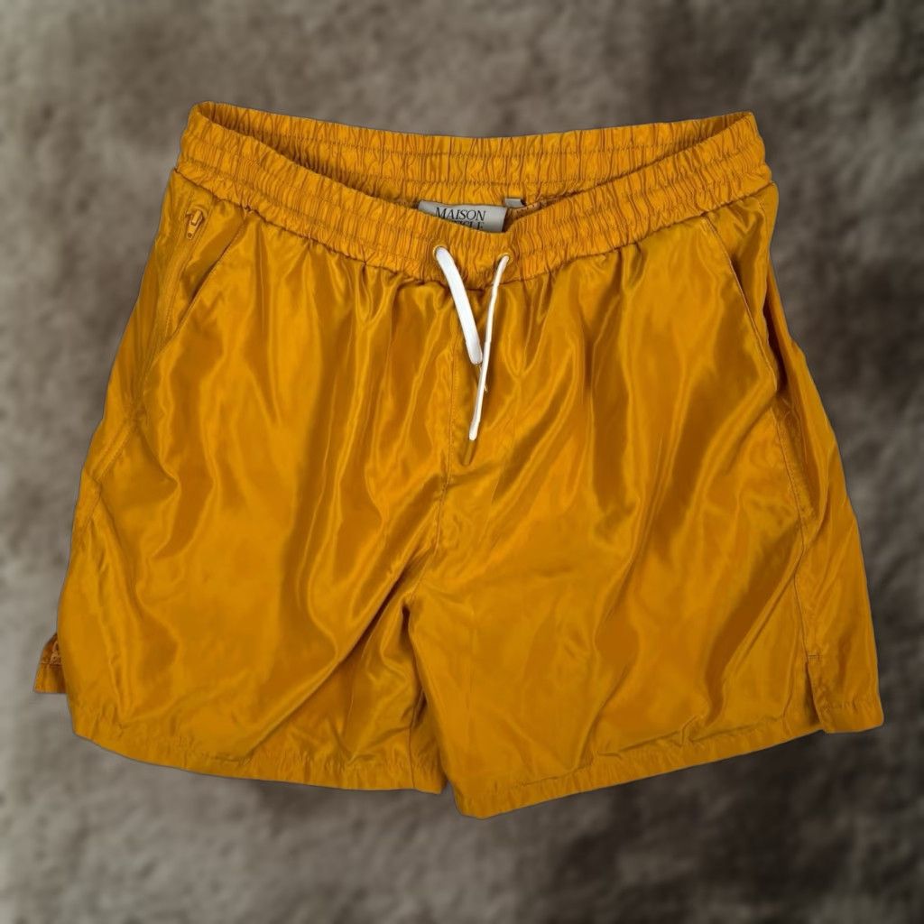 Palace Maison Article Show Palace Athletic Yellow Shorts XL Men Yellow Athletic 90s Beach Outdoor Casual Solid Pattern Size US 36 / EU 52 - 1 Thumbnail