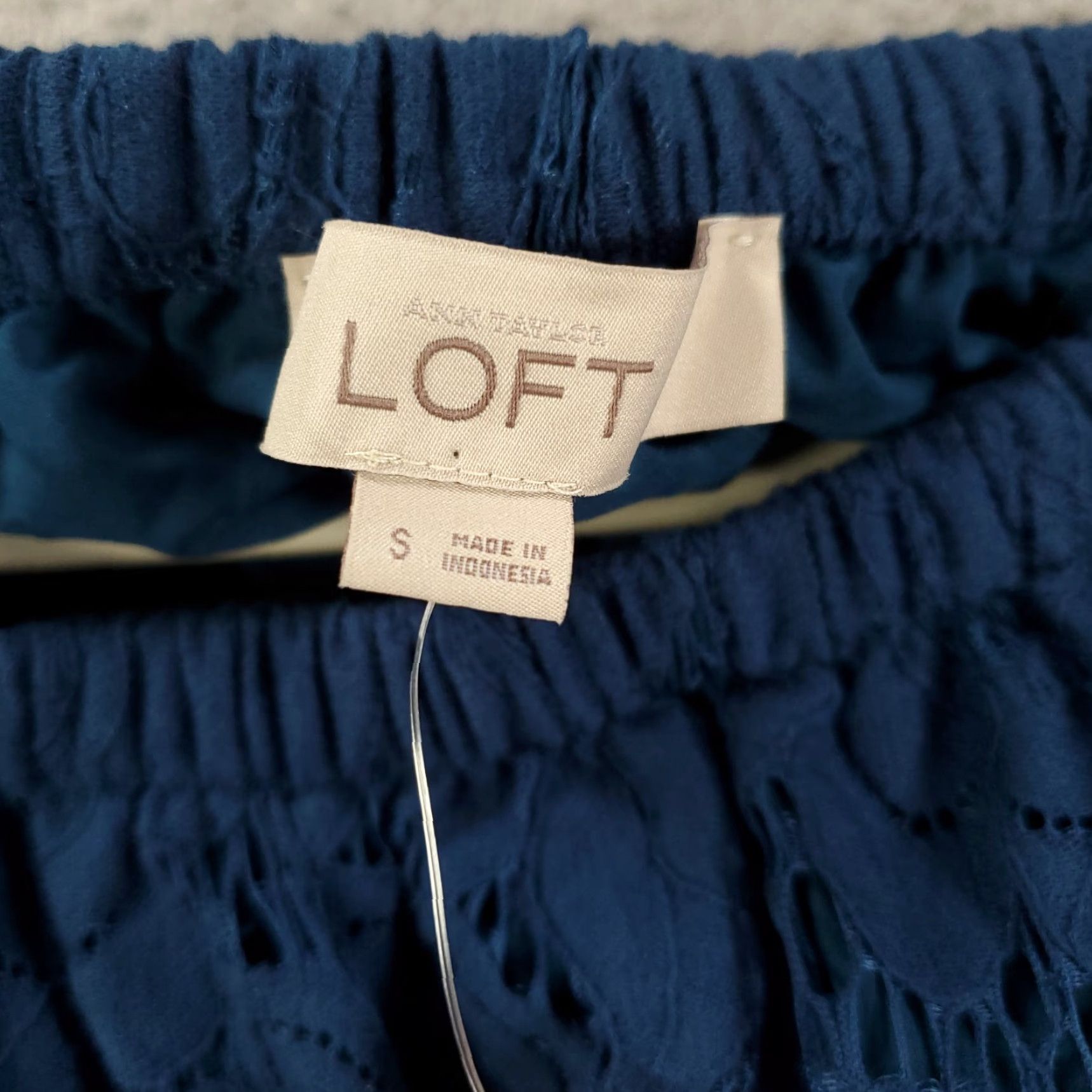 Loft LOFT Womens Lace Mini Dress Size Small Teal Blue Scalloped Hem NWT Size S / US 4 / IT 40 - 7 Thumbnail