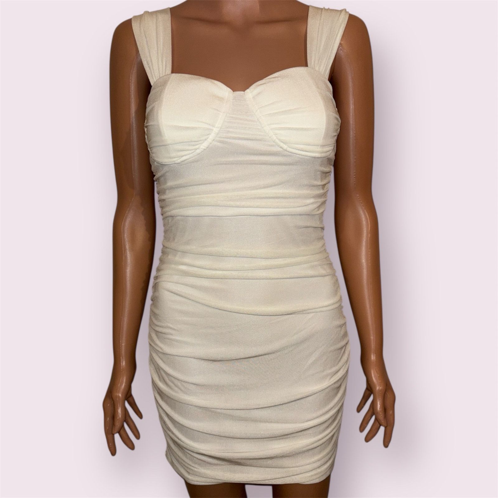 off white mini dress IVY MINI DRESS