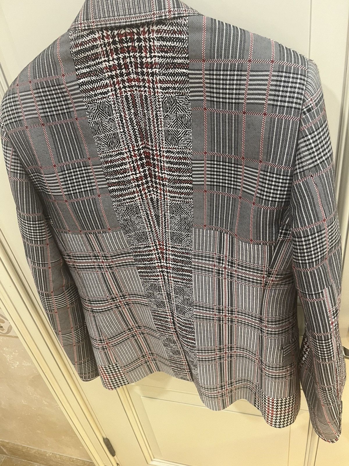 Alexander McQueen Prince of Wales patchwork blazer size46 Size 46R - 18 Thumbnail