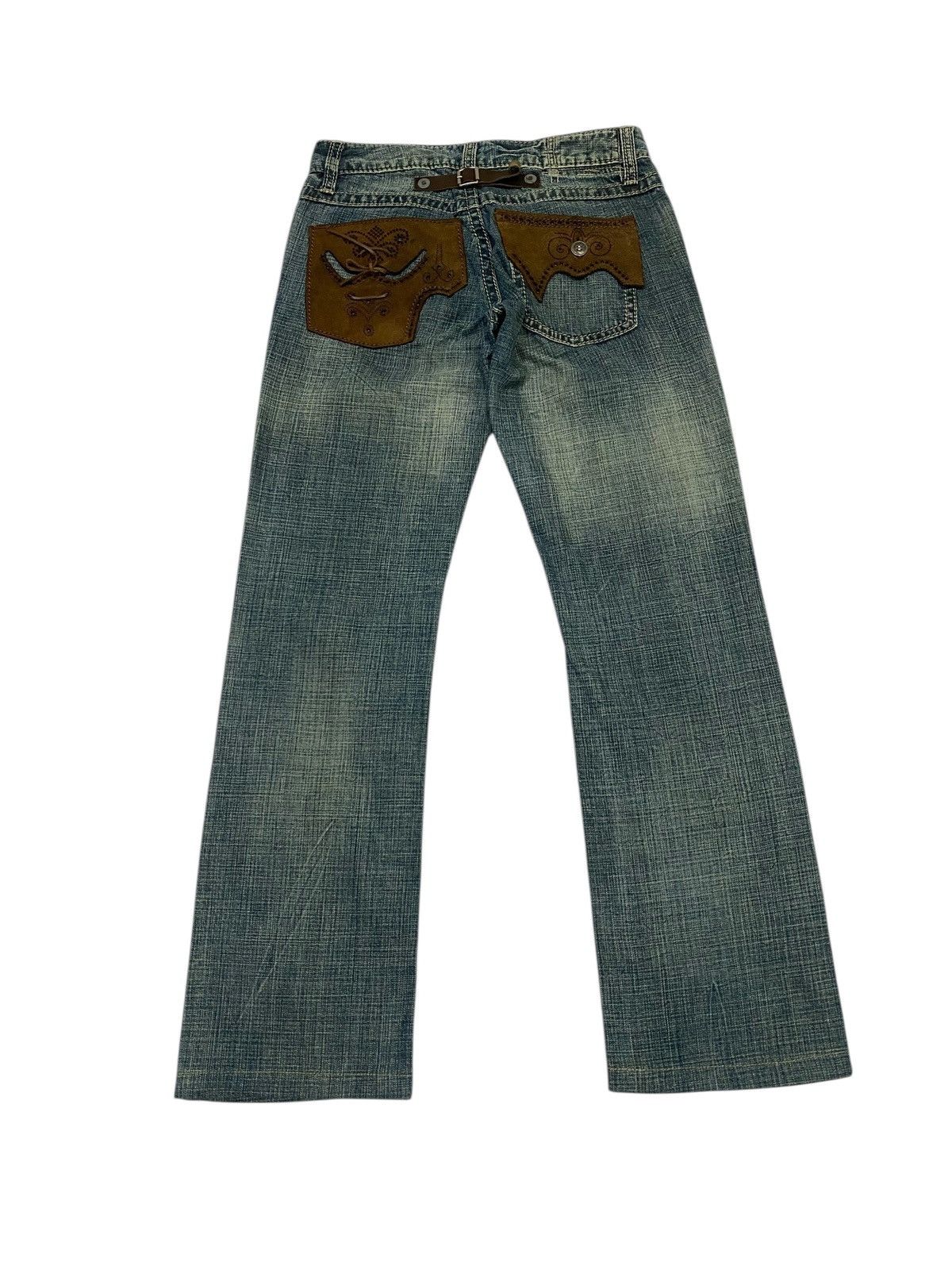Marithe + Francois Girbaud Japanese brand X marithe francois girbaud flare cowboy jeans Size US 28 / EU 44 - 2 Thumbnail
