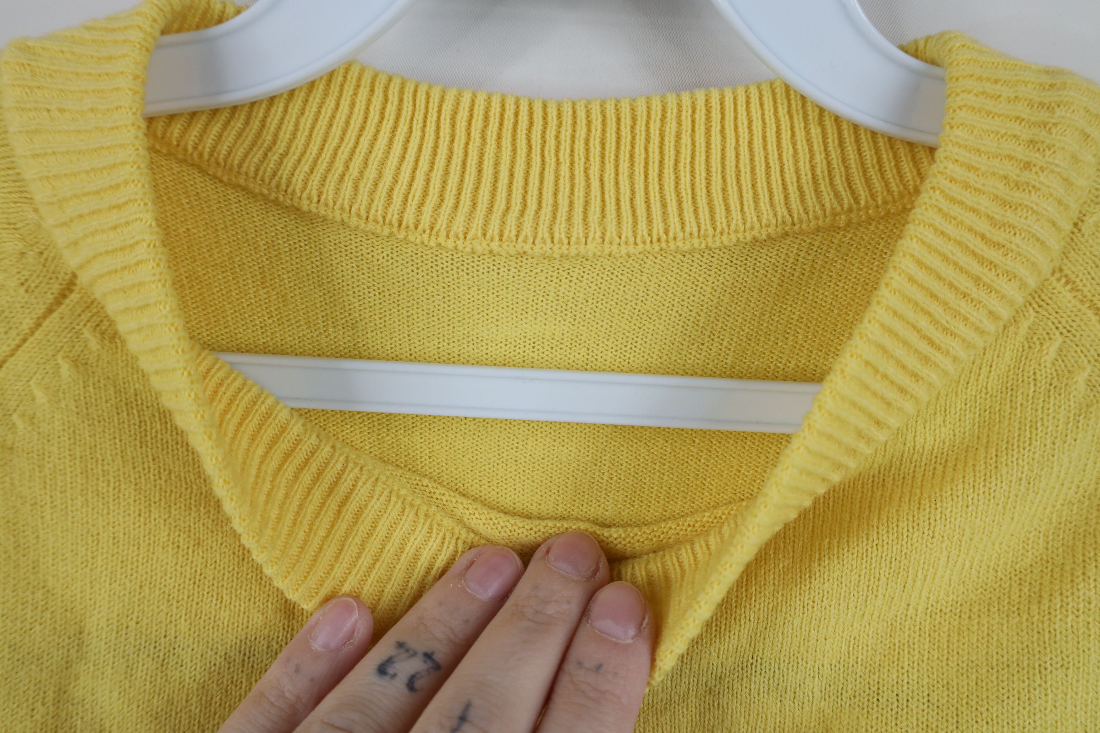 Vintage Vintage 60s Mid Century Modern MCM Knit Short Sleeve Sweater Size M / US 6-8 / IT 42-44 - 7 Thumbnail