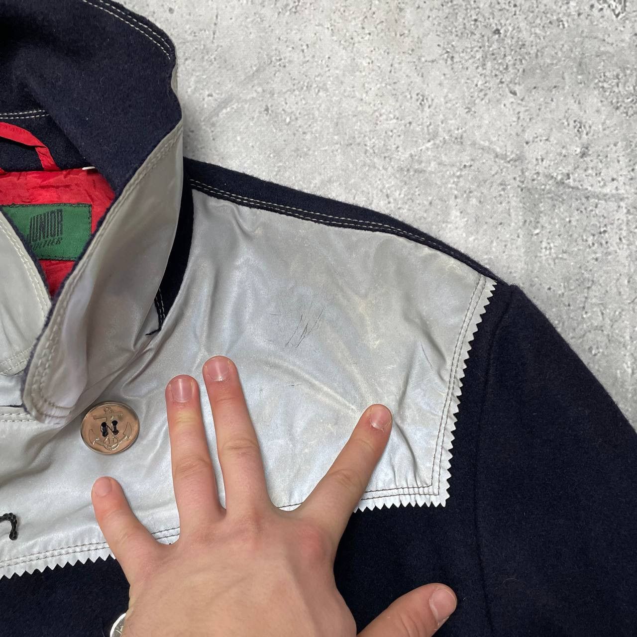 Jean Paul Gaultier Vintage 90s Junior Gaultier Sailor Wool Pea Coat Jacket Size US M / EU 48-50 / 2 - 10 Thumbnail