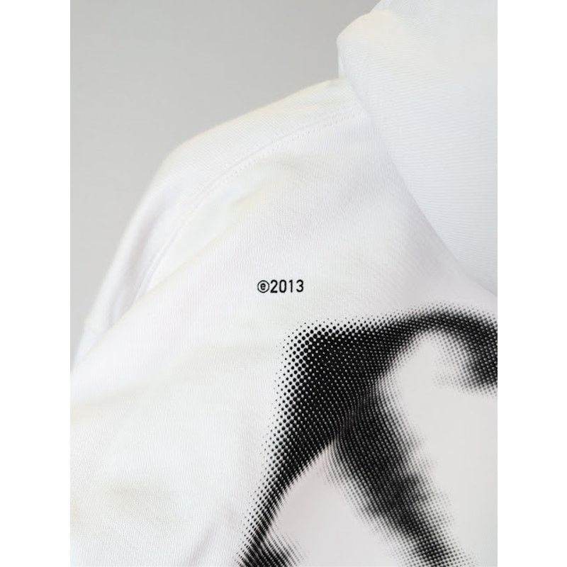 Off-White o1rshd1 Arrow Skate Hoodie in White / Black Size US M / EU 48-50 / 2 - 16 Thumbnail