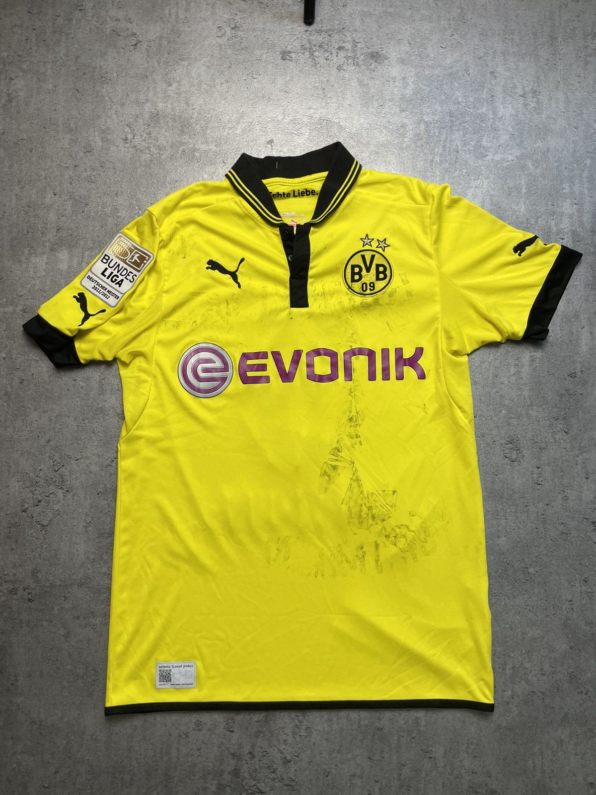 Puma Borussia Dortmund soccer jersey football lewandowski 9