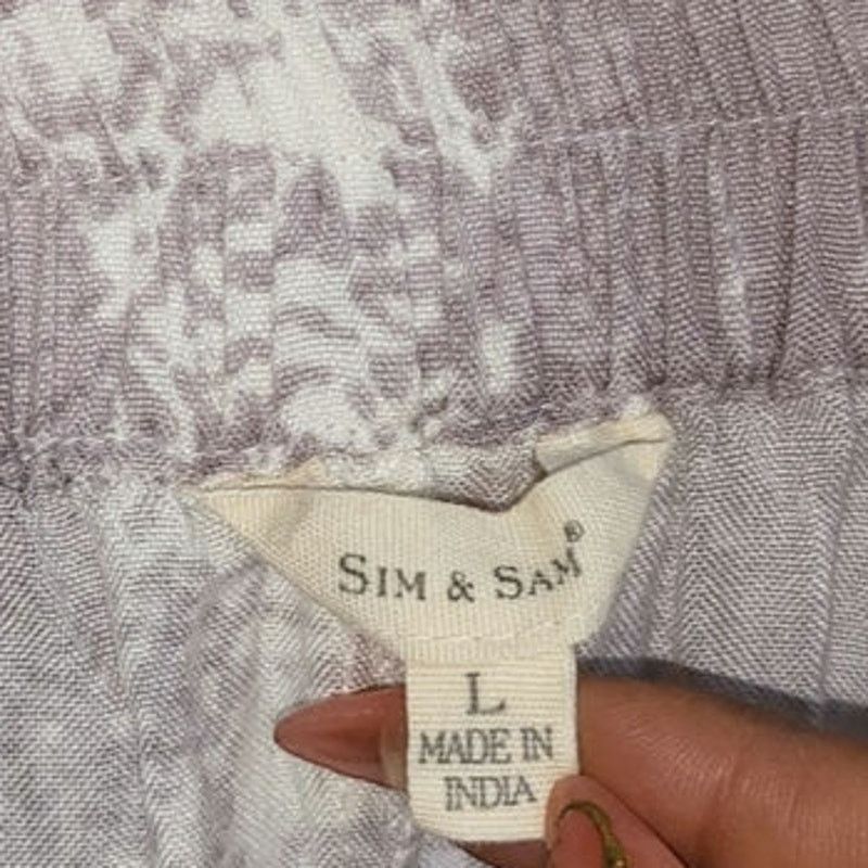 Other Sim & Sam Women’s Gray Textured Wrap-Look Mini Skirt Size L Size 32" / US 10 / IT 46 - 4 Thumbnail