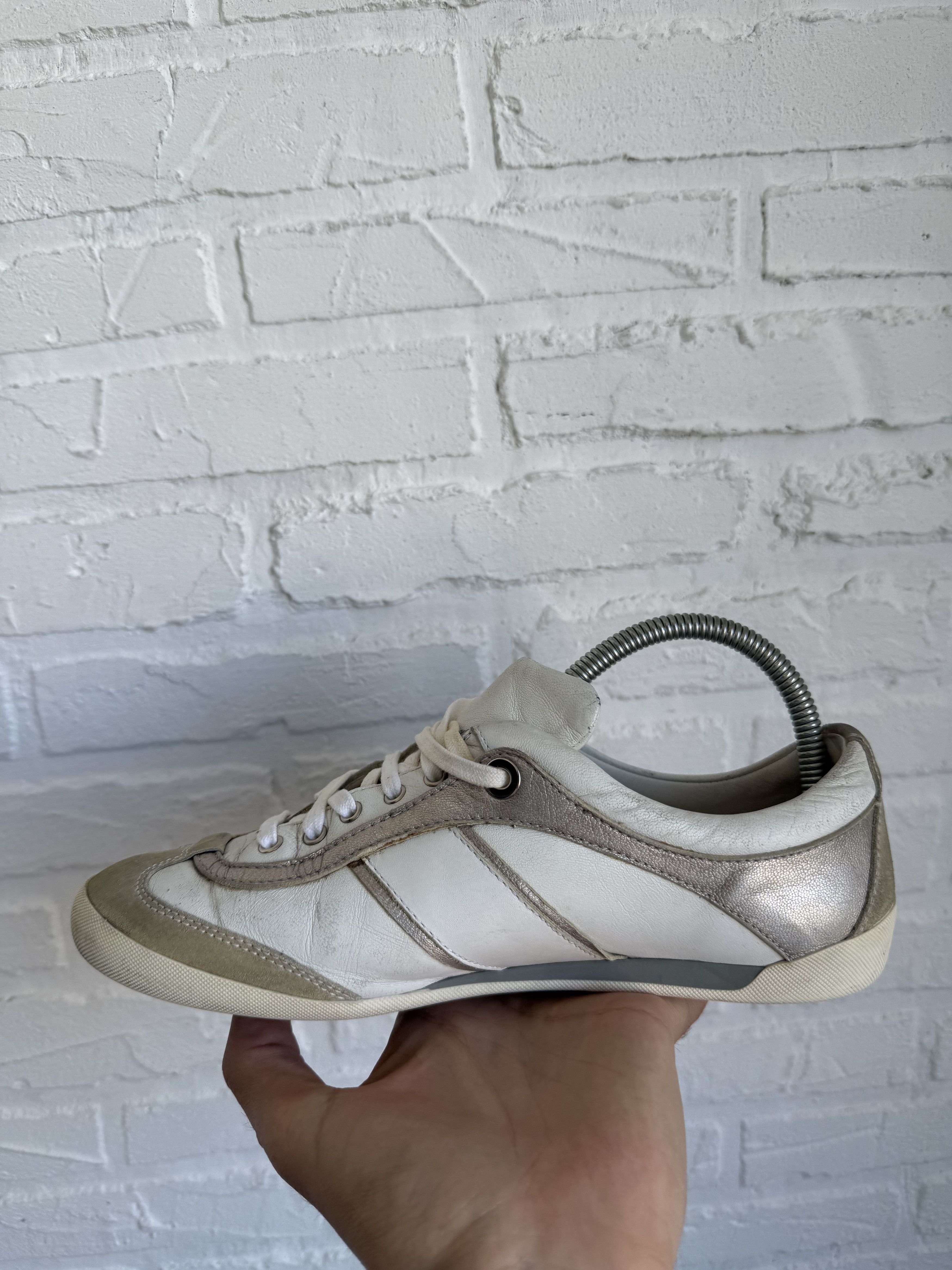Dior Vintage y2k Dior x Hedi Slimane metal logo sneakers Size US 7 / IT 37 - 10 Thumbnail