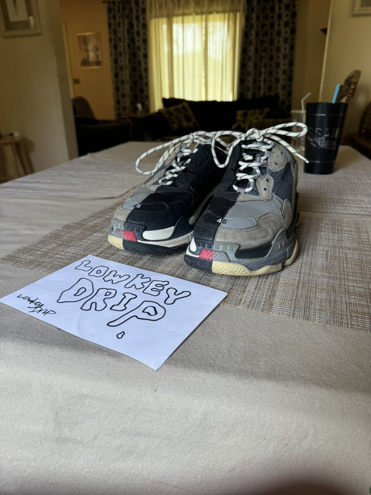 Balenciaga Balenciaga Triple S Sneaker 'Split' Size US 12 / EU 45 - 3 Thumbnail