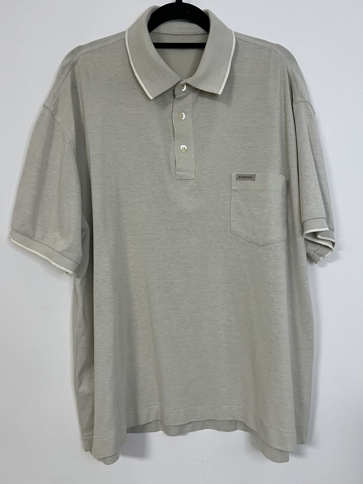 Burberry Burberry short sleeved polo shirt beige xl Size US XL / EU 56 / 4 - 1 Thumbnail