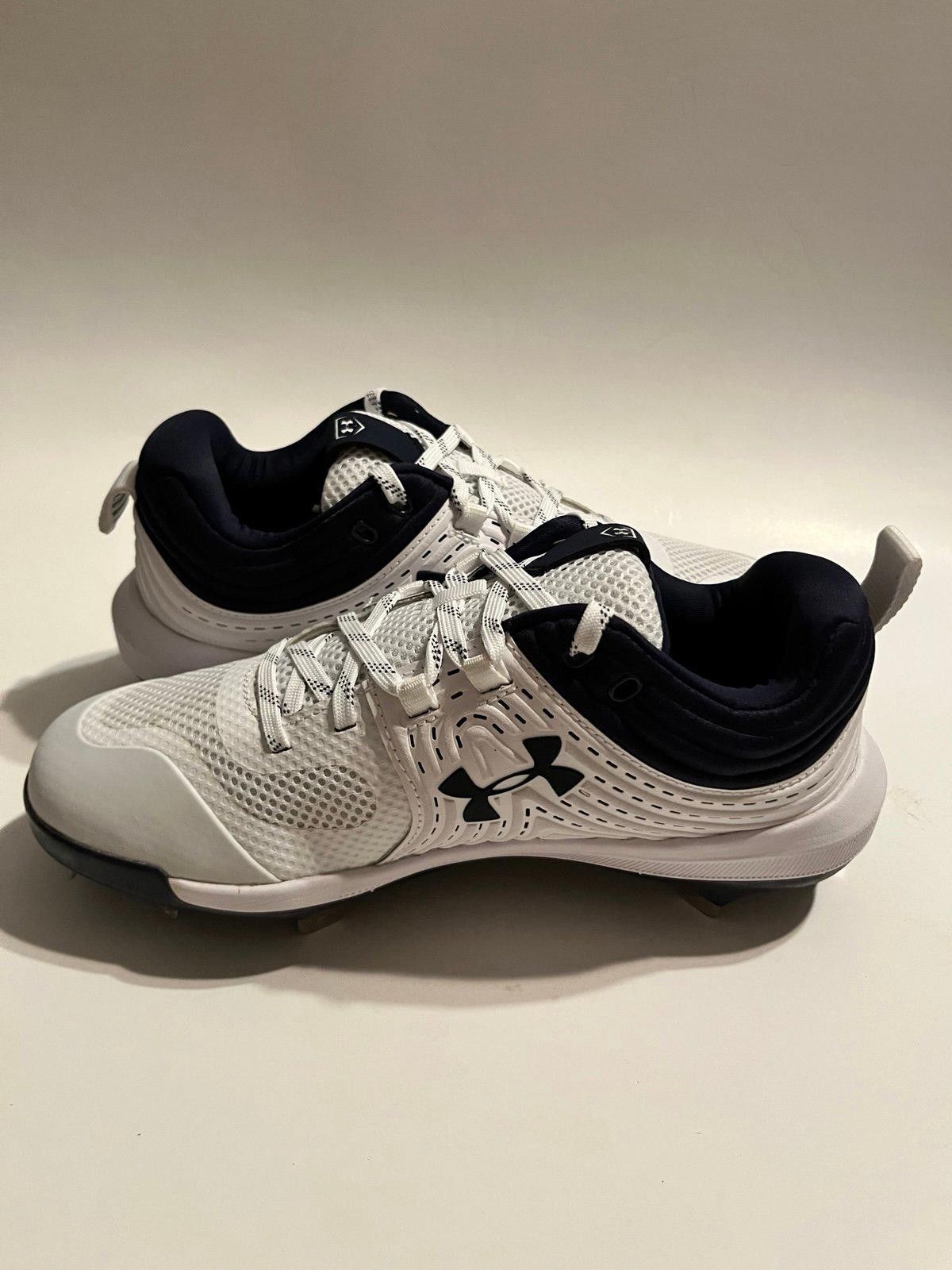 Under Armour Under Armour Women's UA Glyde ST Softball Cleats 5.5 White Size ONE SIZE - 3 Thumbnail