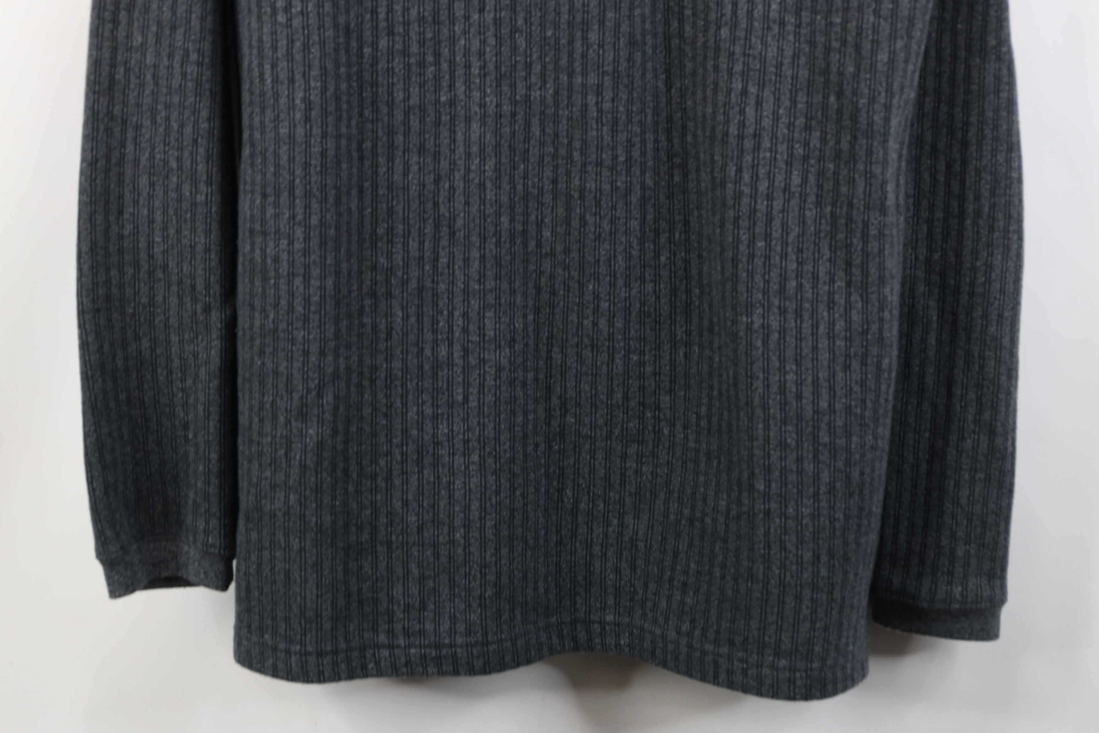 Vintage Vintage 90s Streetwear Ribbed Knit Long Sleeve Rugby Polo Size US M / EU 48-50 / 2 - 3 Thumbnail