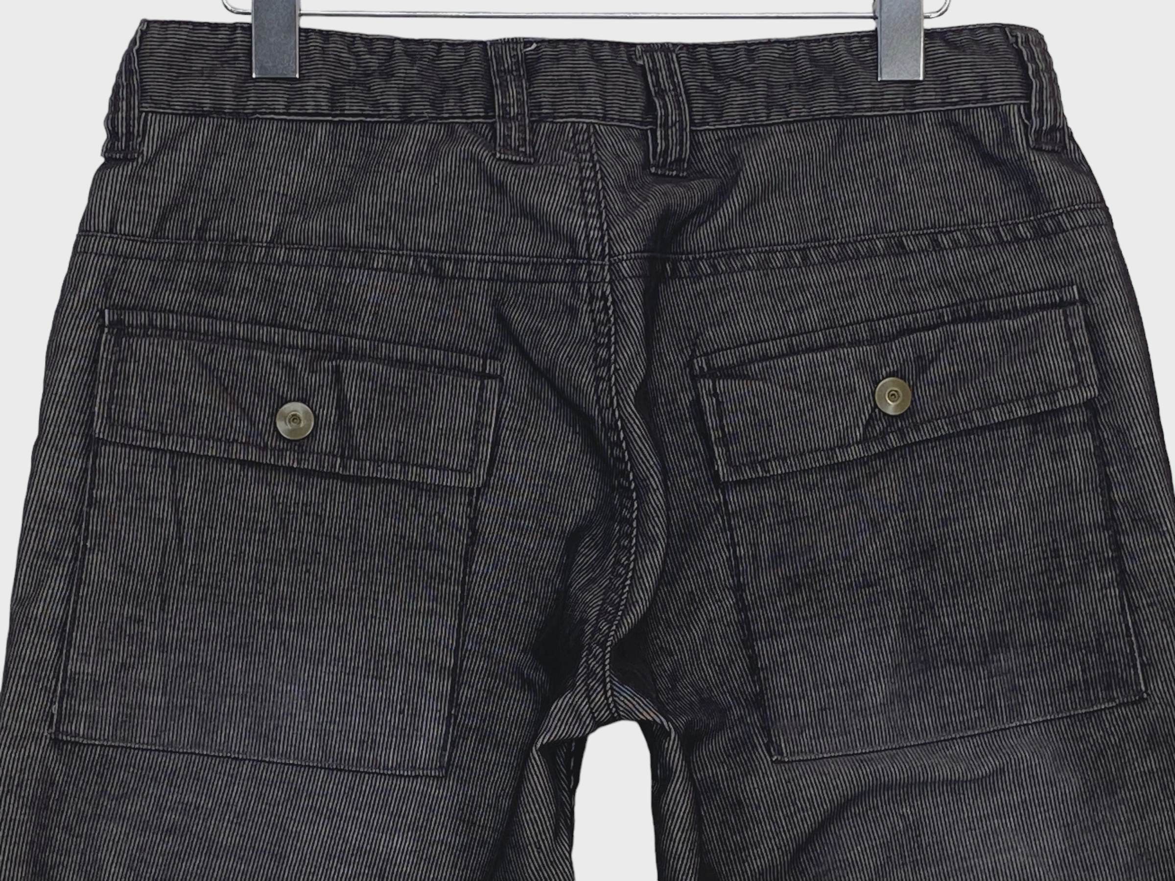 Japanese Brand Ikka Stripe Hickory Denim Japanese Multi Zipper Pants Size US 32 / EU 48 - 6 Thumbnail