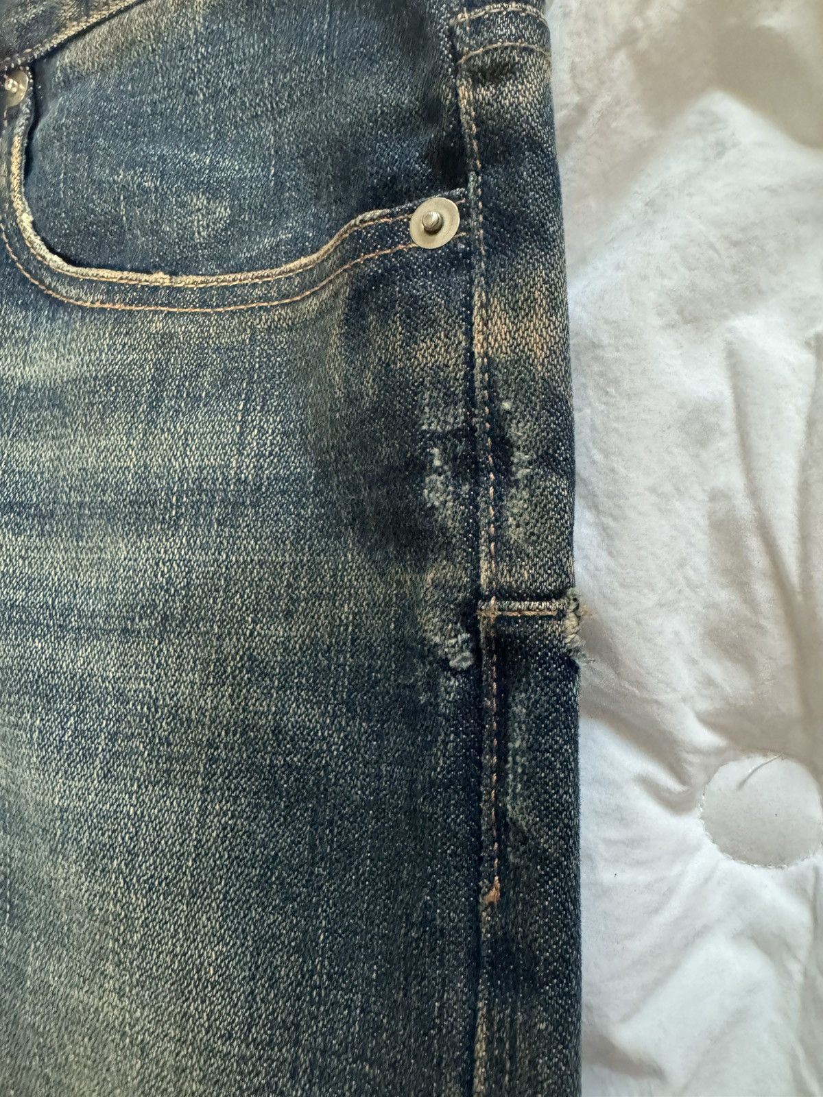 Dior Dior Homme ss05 mud washed rust jean Size US 29 - 2 Thumbnail
