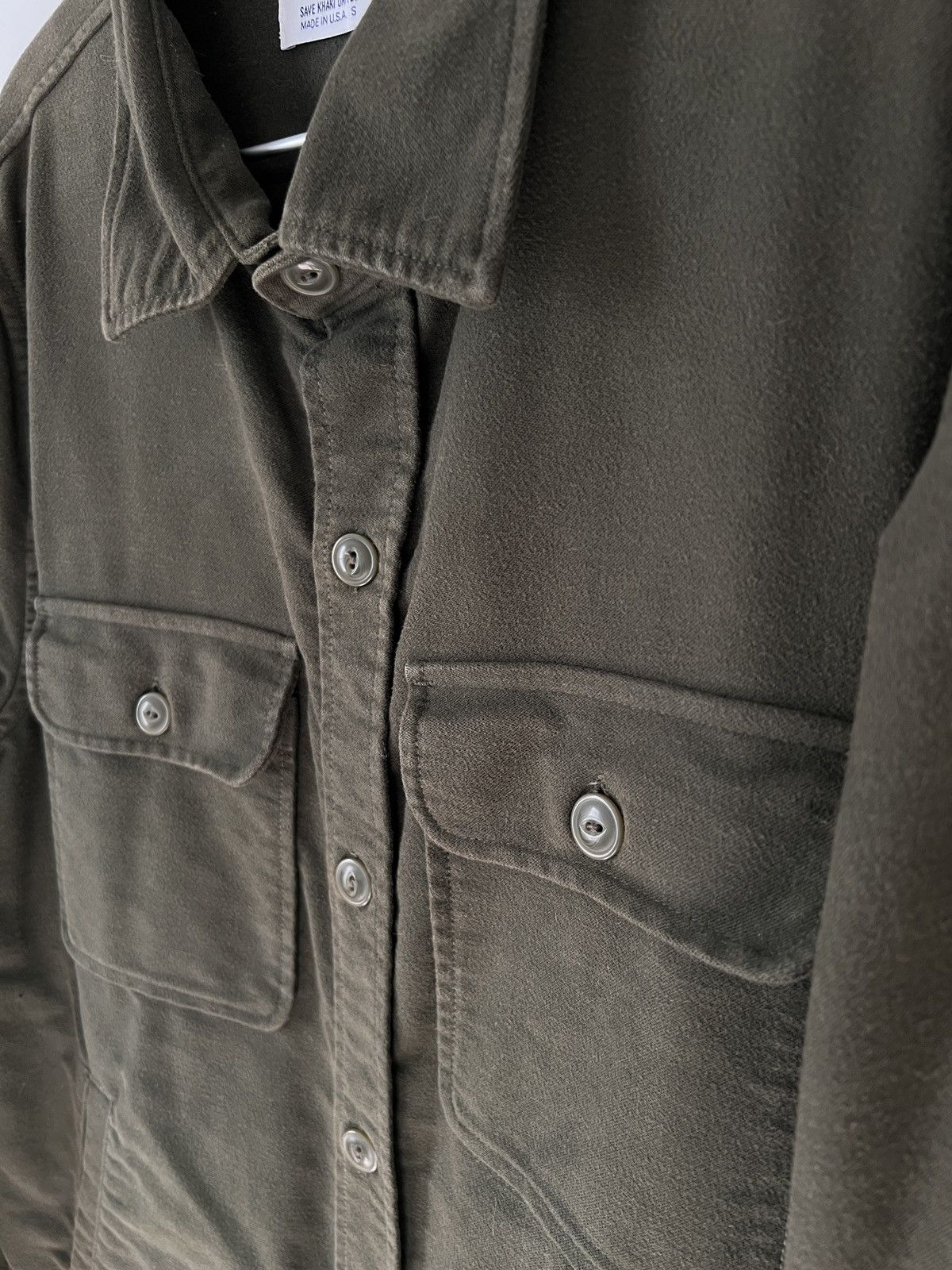 Save Khaki United CPO Moleskin Shacket Size US S / EU 44-46 / 1 - 3 Thumbnail