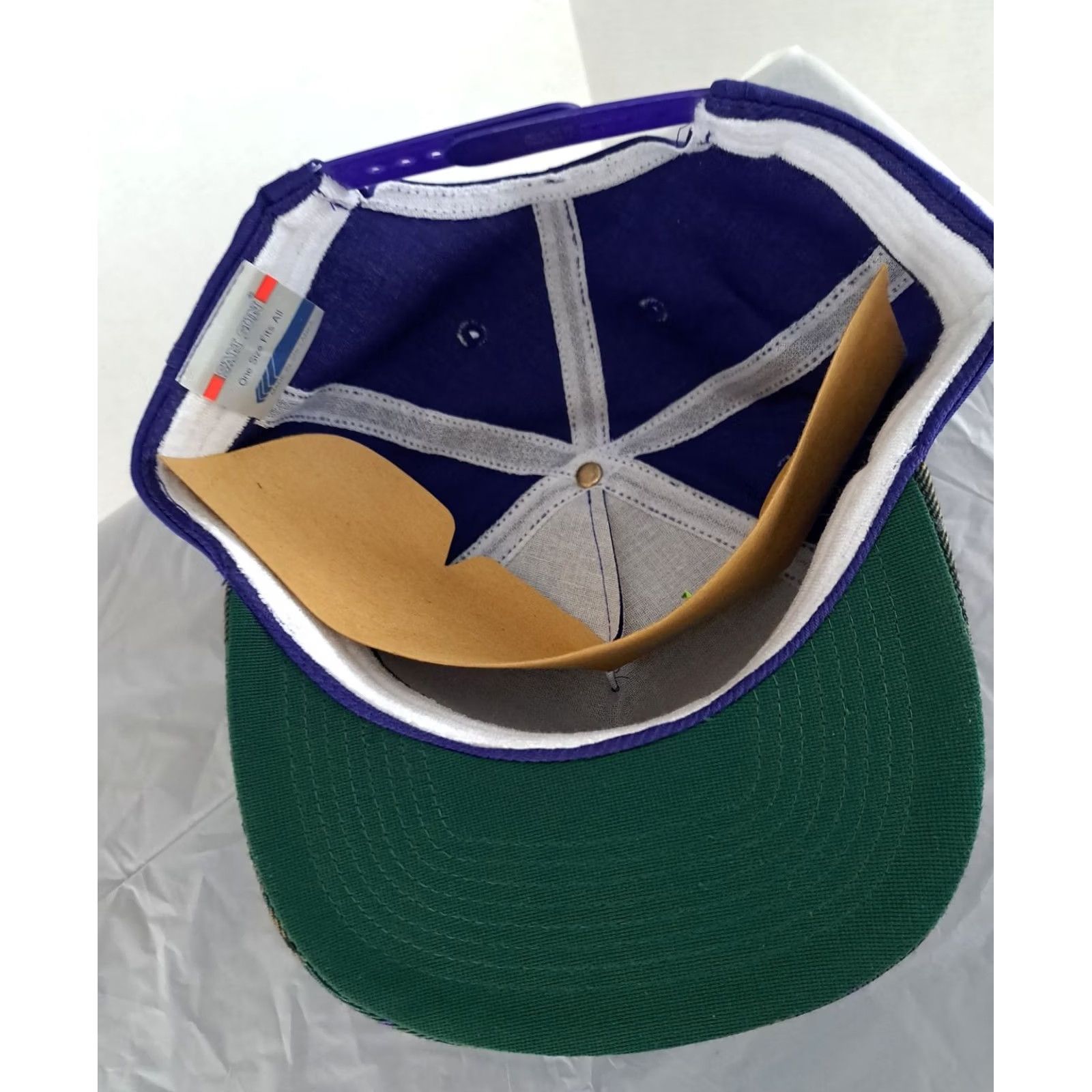 Vintage VINTAGE San Sun Blue Hat Baseball Cap One Size Adjustable Unisex Adults Cotton Canvas 80s Casual Sports Theme Size ONE SIZE - 5 Thumbnail