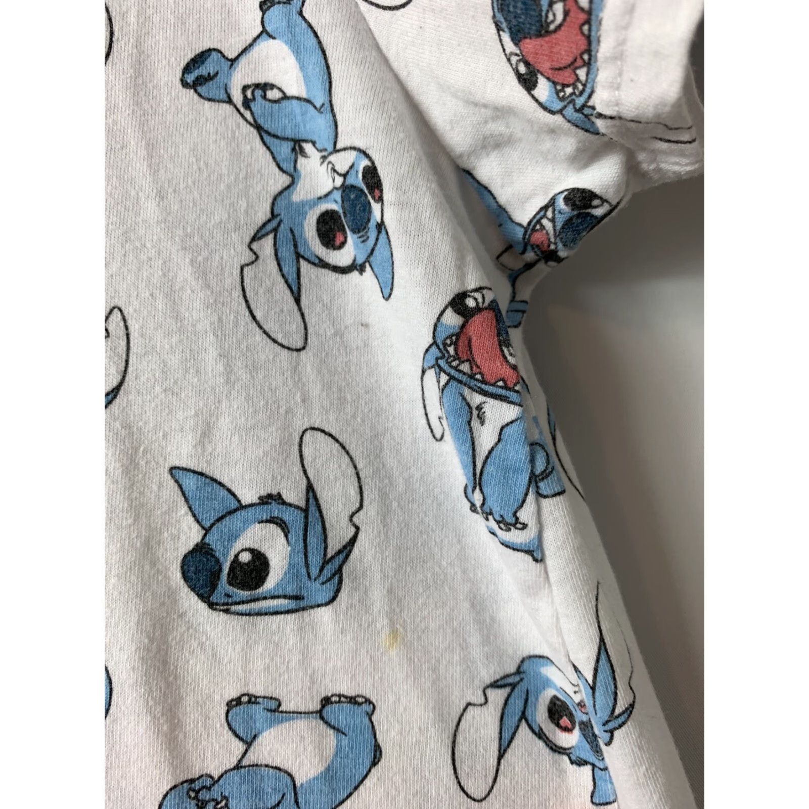 Disney VINTAGE Women Disney Lilo & Stitch Shirt White All over print Size Medium Size M / US 6-8 / IT 42-44 - 2 Thumbnail