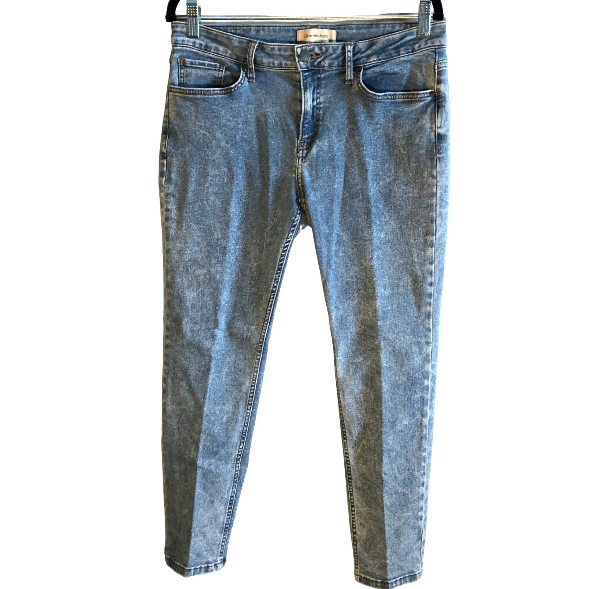 Calvin Klein Calvin Klein Ankle Skinny Women Jeans Size 14 Size 24" / US 00 / IT 34 - 1 Thumbnail