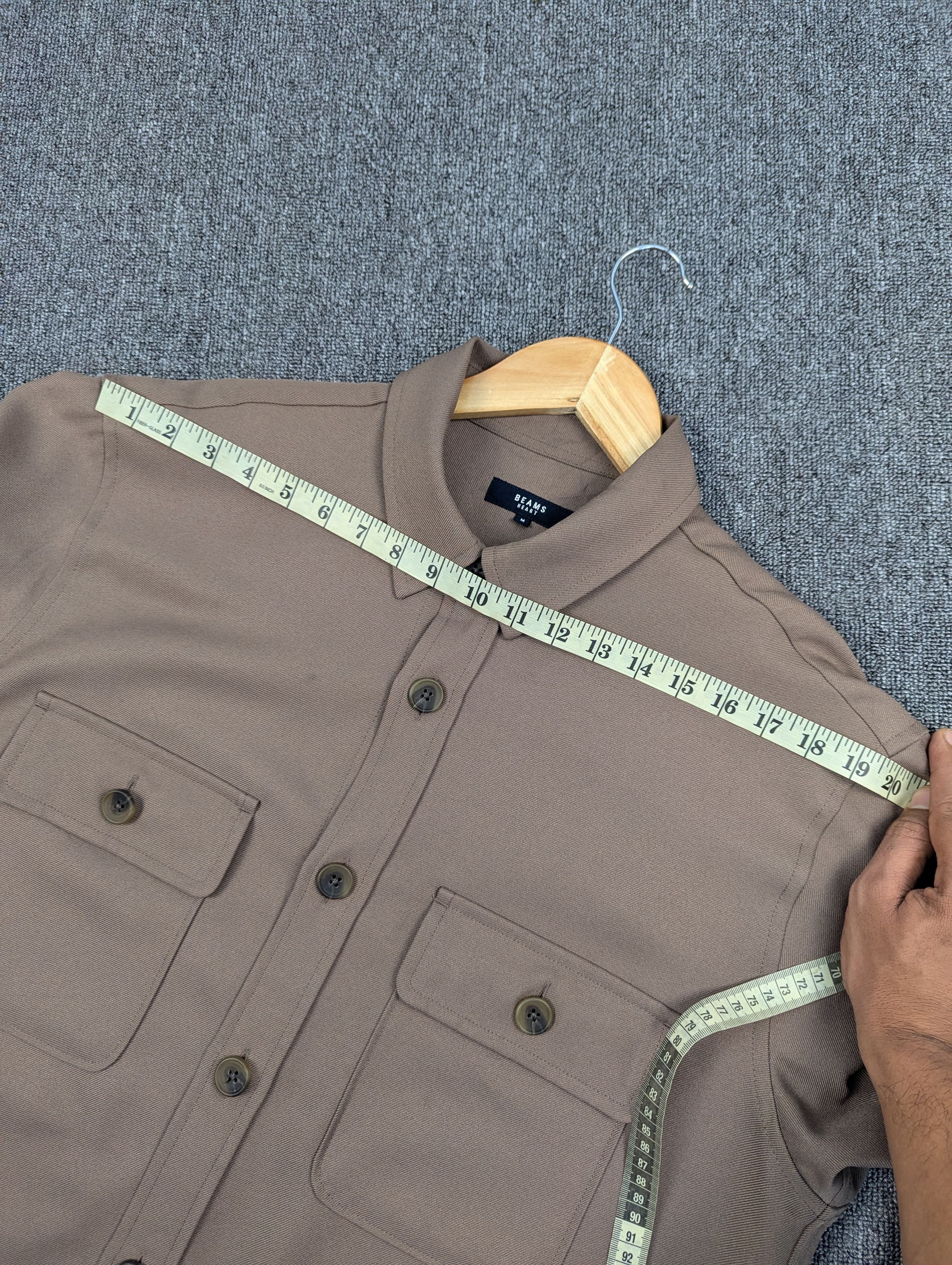 Beams Plus Beams Heart Polyester Button Ups Overshirt Jacket Size US M / EU 48-50 / 2 - 15 Thumbnail