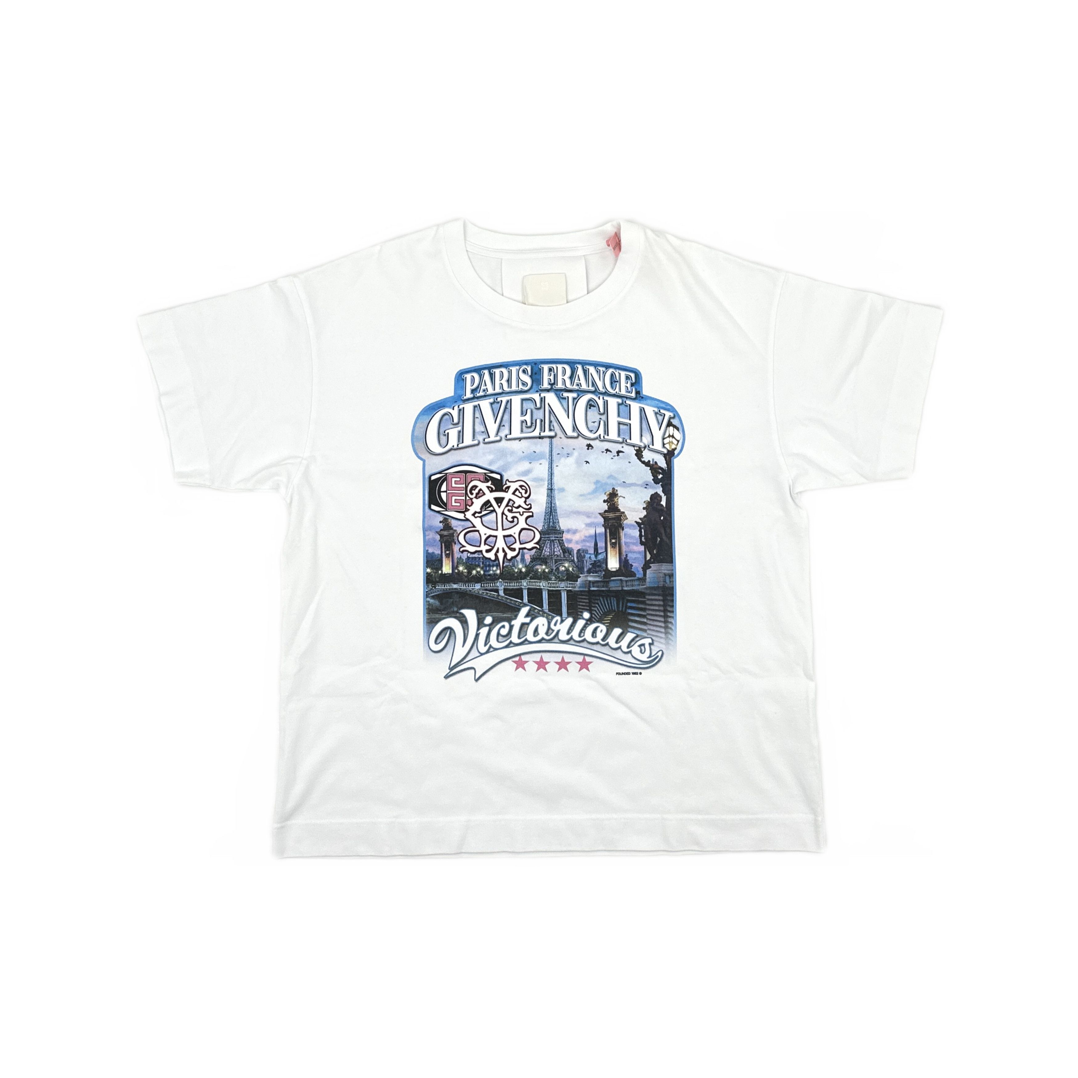 Givenchy Givenchy Paris Victorious Graphic T-Shirt Size L Size US L / EU 52-54 / 3 - 1 Thumbnail