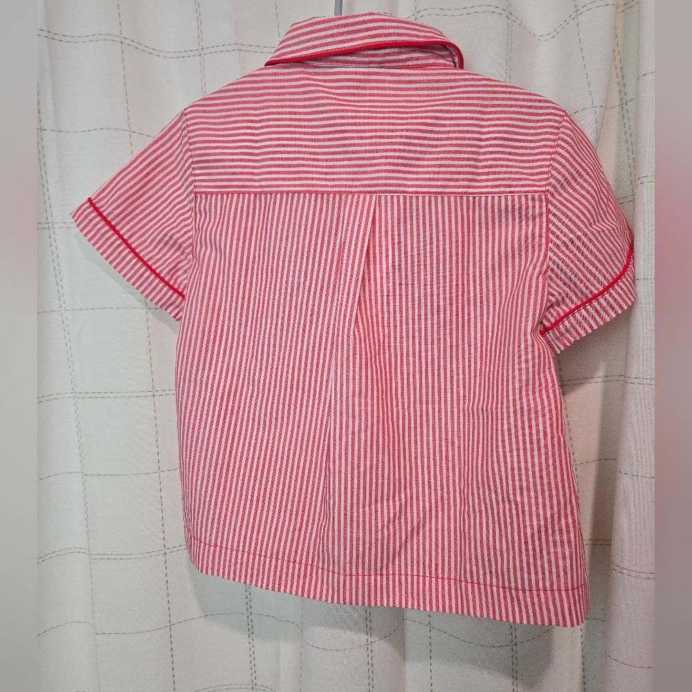 Designer Crewcuts Girls' Boxer Sleep Top in Stripe Size ONE SIZE - 7 Thumbnail
