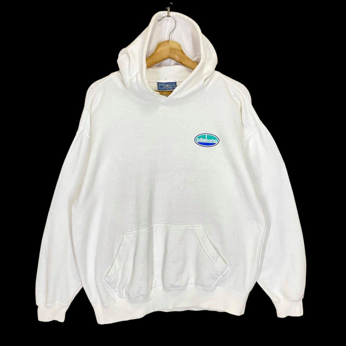 Billabong × Vintage Vintage 90s Billabong Big Logo Pullover Hoodie Size US M / EU 48-50 / 2 - 6 Thumbnail