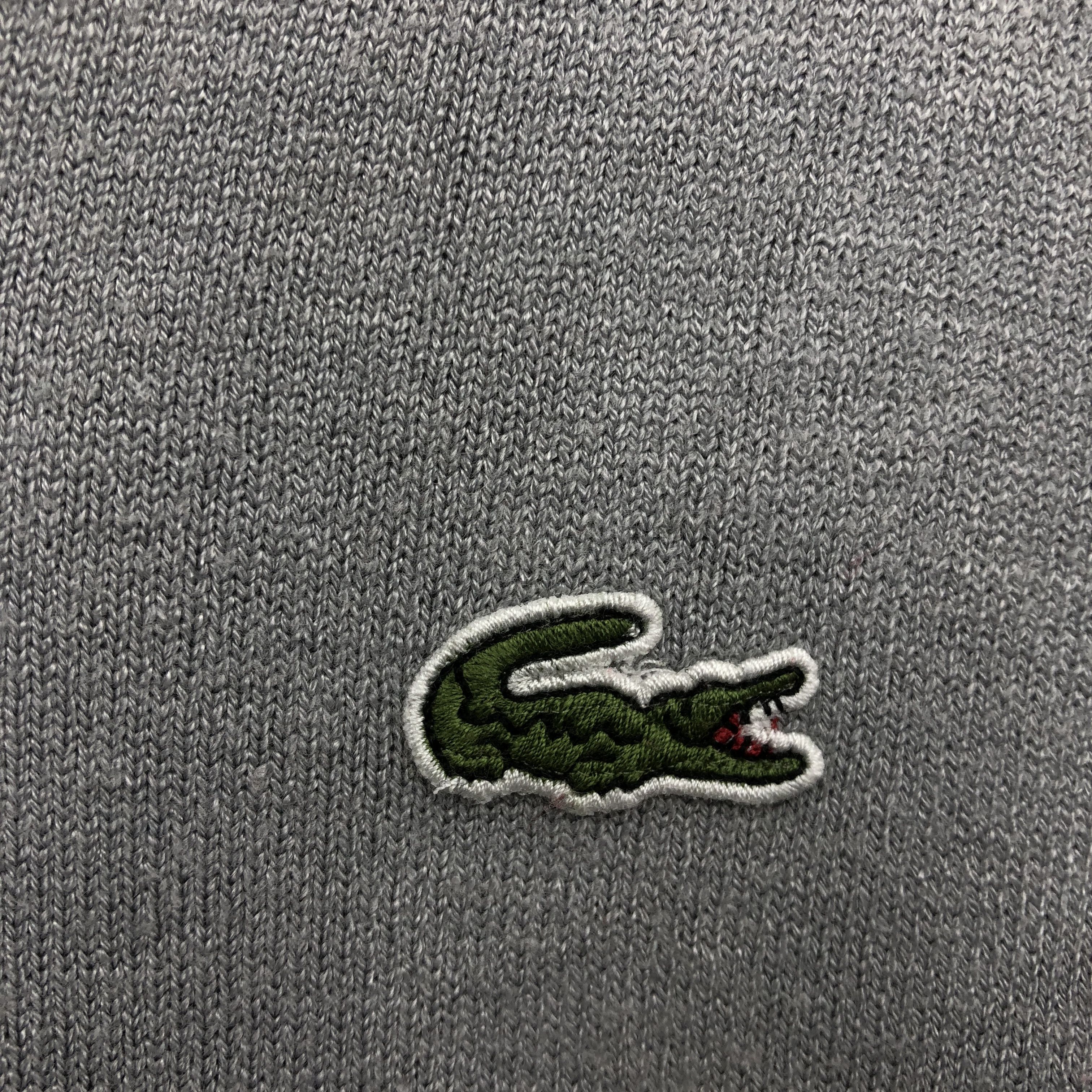 Lacoste Lacoste Vintage Sweater Knit Casual Light Gray 90s Hype Rare Size US S / EU 44-46 / 1 - 4 Thumbnail