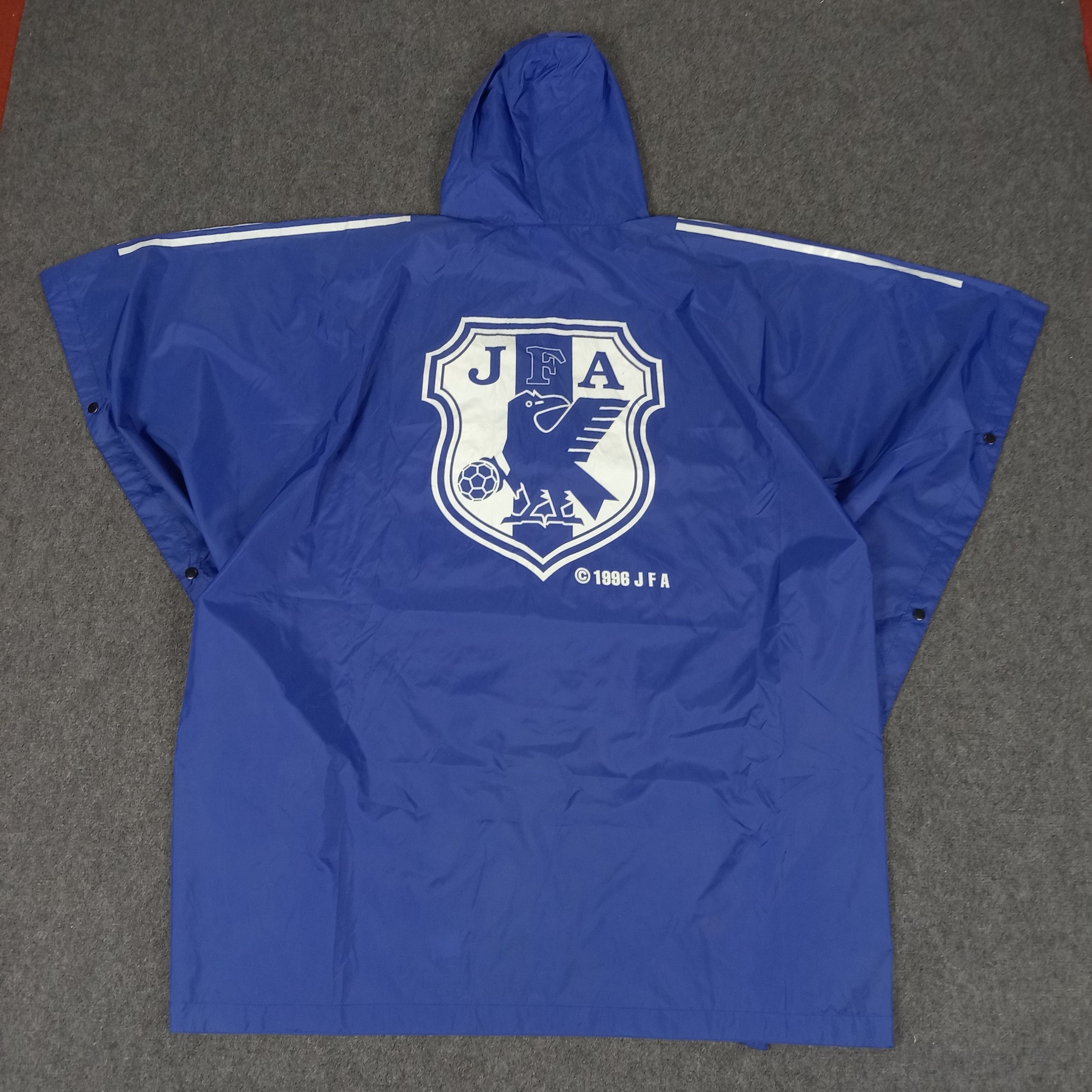 Adidas × Vintage Adidas Japan Soccer Team Raincoat Jacket Size US XXL / EU 58 / 5 - 1 Thumbnail