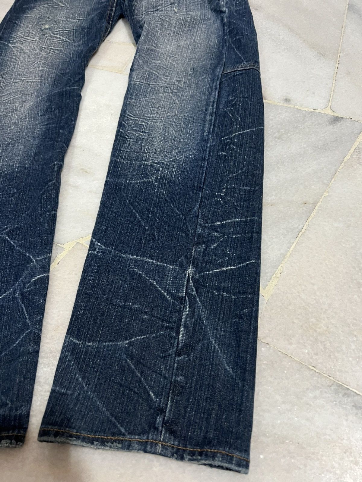 If Six Was Nine × Japanese Brand × Le Grande Bleu (L.G.B.) ✈️Double Waist✈️90’s Dominate Handcrafted Claw Jean Size US 29 - 5 Thumbnail