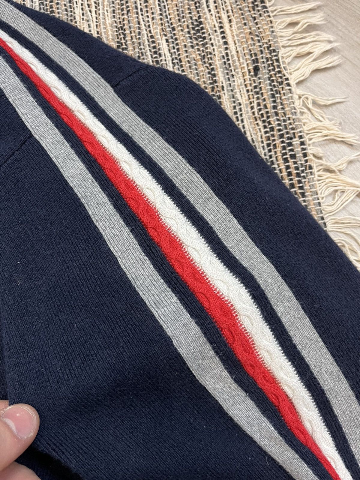 Tommy Hilfiger Vintage Tommy Hilfiger Sweater Oversize navy minimalistic Size US XL / EU 56 / 4 - 7 Thumbnail