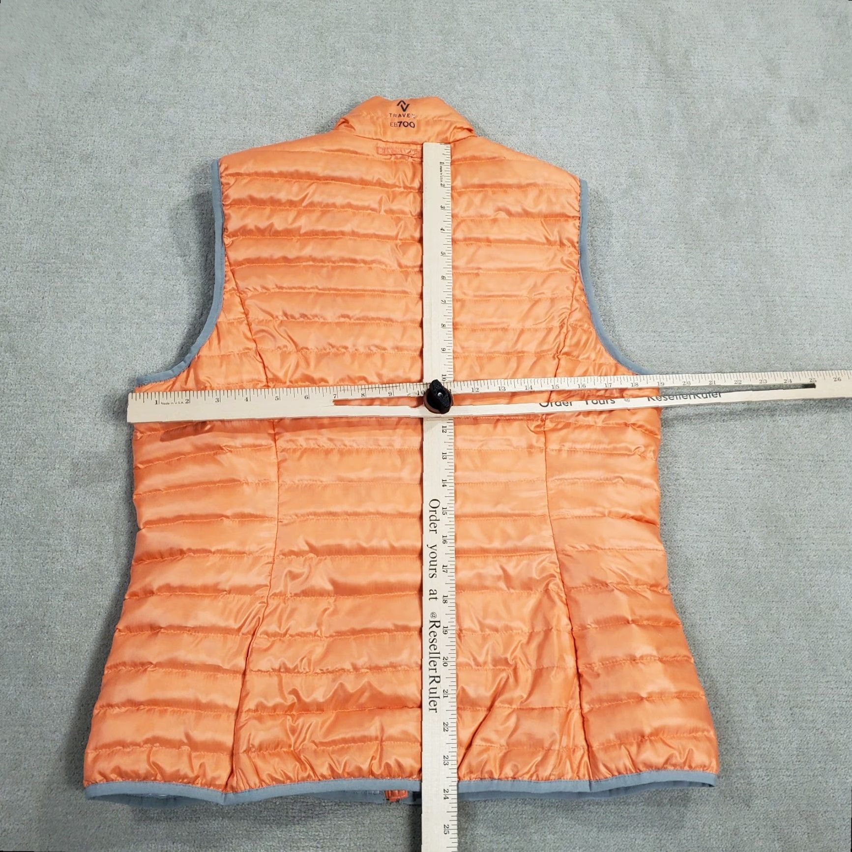 Eddie Bauer Eddie Bauer Vest Womens Medium Orange Puffer Down Jacket Travex EB700 Quilted Vest Puffer Jacket Winter Fall Spring Summer Outdoor Womens Size M / US 6-8 / IT 42-44 - 5 Thumbnail