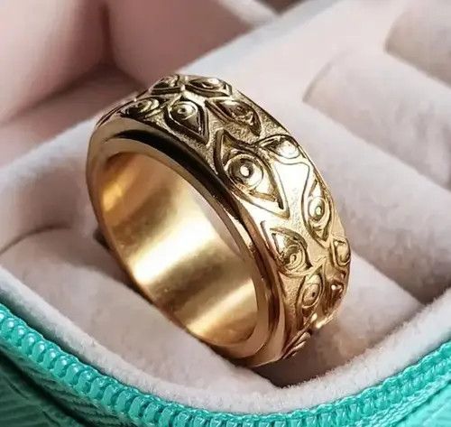 Designer Eye of Illusion Rotation Ring Size ONE SIZE - 3 Thumbnail