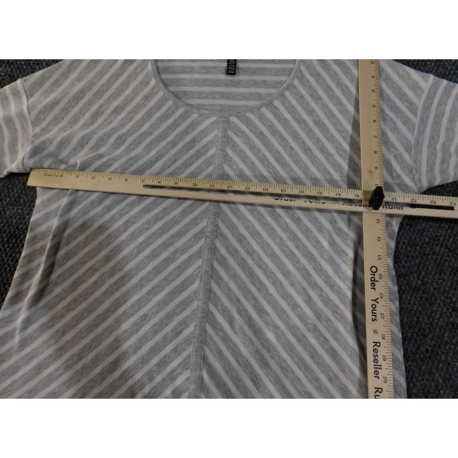Jones New York Jones New York Pullover Womens XL Striped Lightweight Knit Long Sleeve Shirt Size XL / US 12-14 / IT 48-50 - 4 Thumbnail