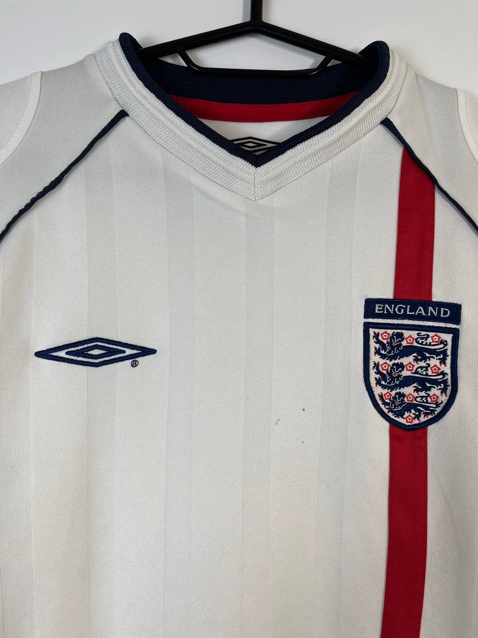 Umbro England 2001/2003 Umbro Home Vintage Football Shirt Sz M Size US S / EU 44-46 / 1 - 2 Thumbnail