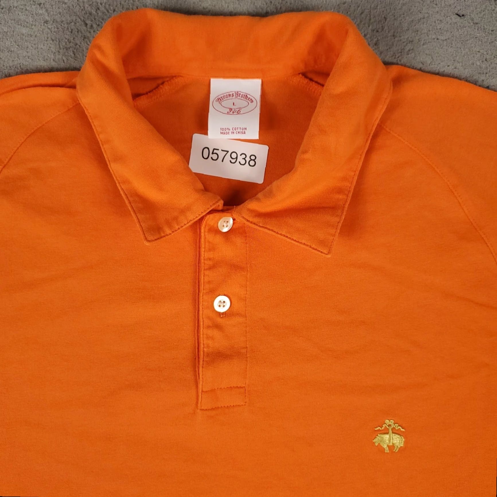 Brooks Brothers Brooks Brothers Polo Shirt Mens Large Orange Casual Short Sleeve Activewear Classic Size US L / EU 52-54 / 3 - 2 Thumbnail