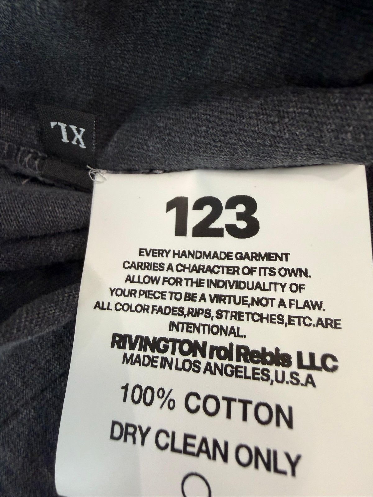 RRR-123 RIVINGTON ROI REBIS - The Anti Body Vintage LS Tee Black Size US XL / EU 56 / 4 - 4 Thumbnail