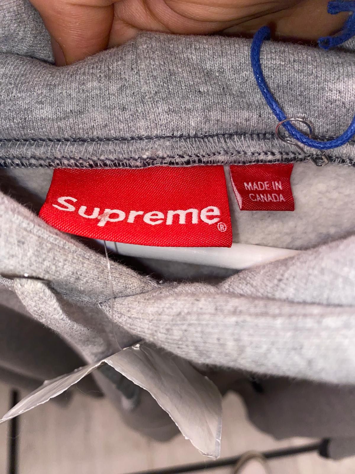 Supreme Supreme Hoodie with Logo Grey Size US M / EU 48-50 / 2 - 3 Thumbnail