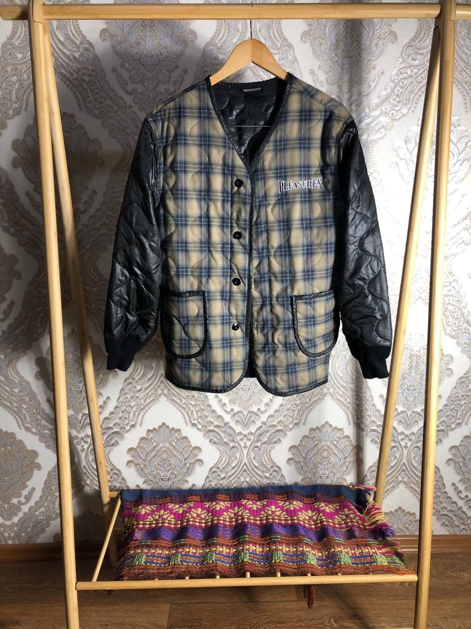 Pleasures × Vintage VERY RARE PLEASURE DOWN LIGHT JACKET JAPAN STYLE Y2K DELUX Size US M / EU 48-50 / 2 - 1 Thumbnail