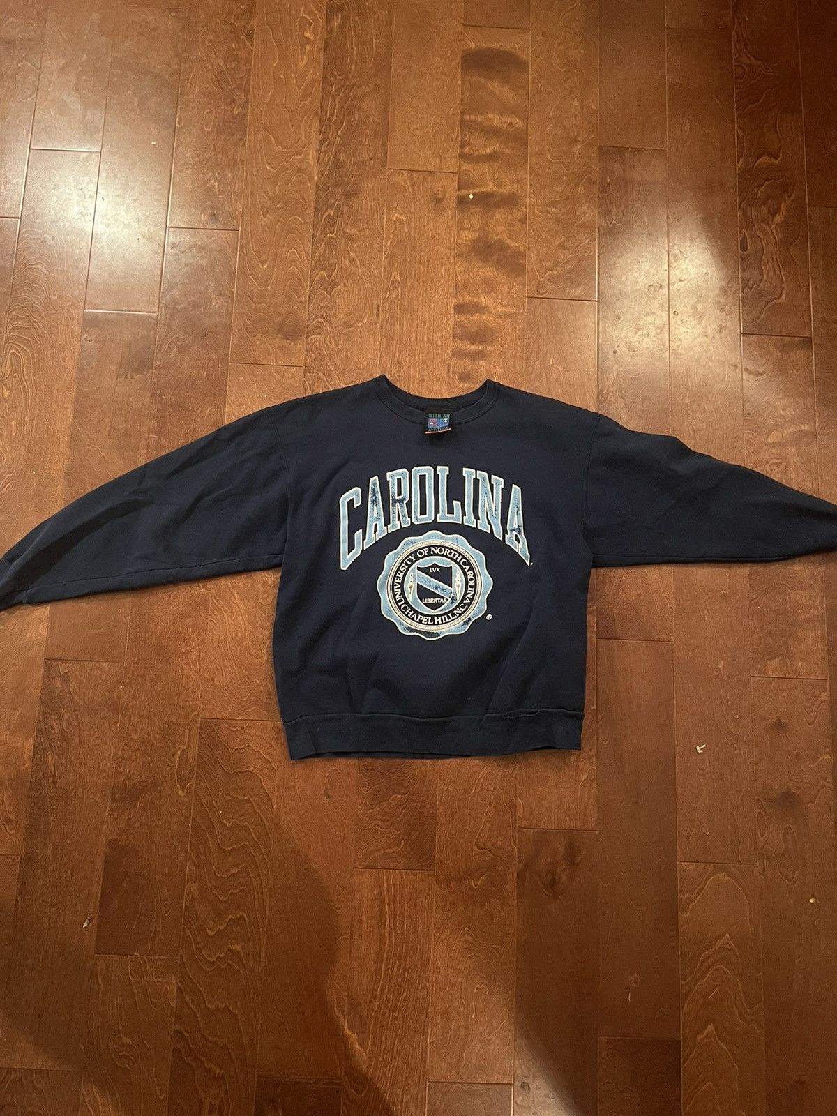 Vintage Vintage UNC Chapel Hill Crewneck Size US XL / EU 56 / 4 - 1 Thumbnail