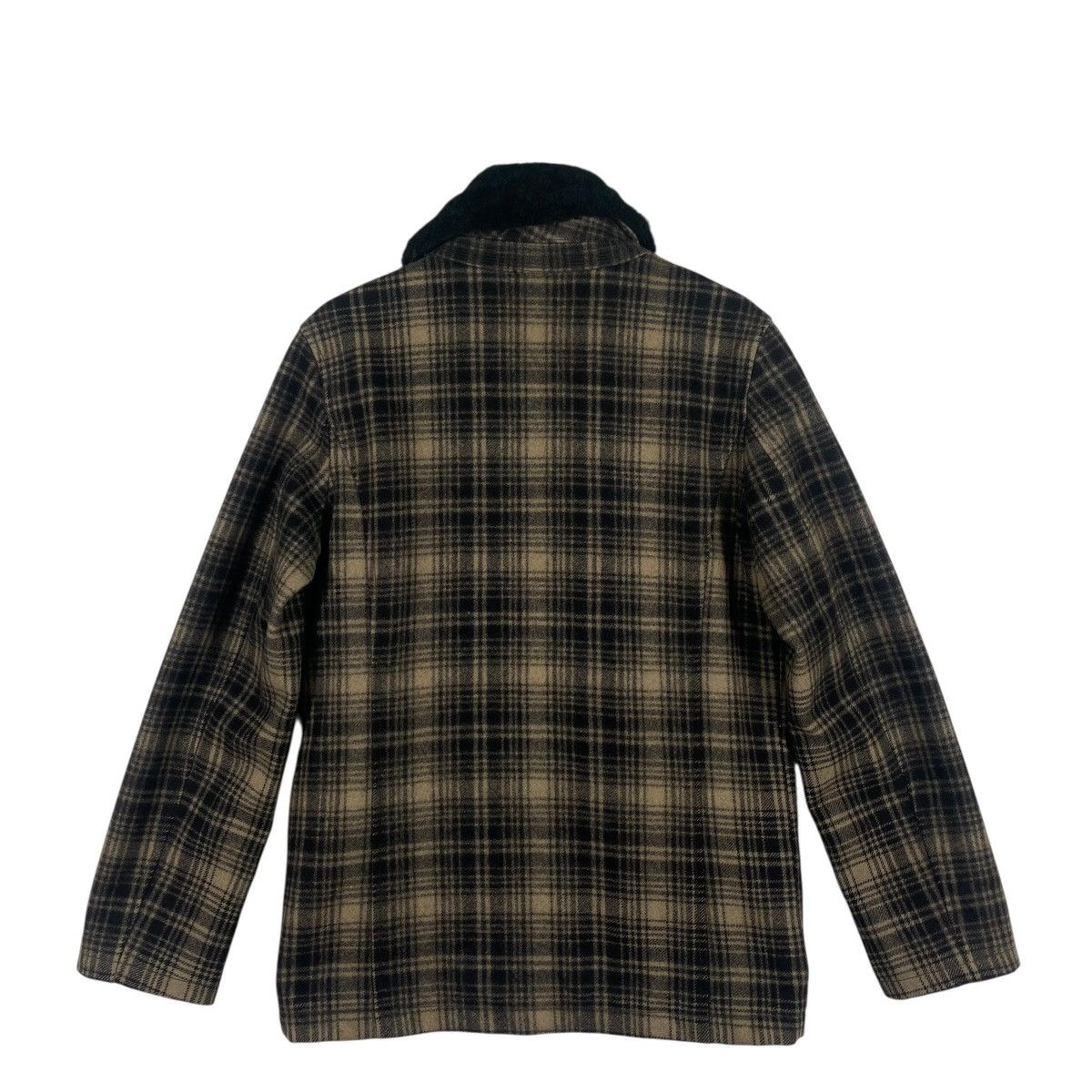 Banana Republic Banana Republic Wool Plaid Button Jacket M Size Brown/Black Size US M / EU 48-50 / 2 - 11 Thumbnail