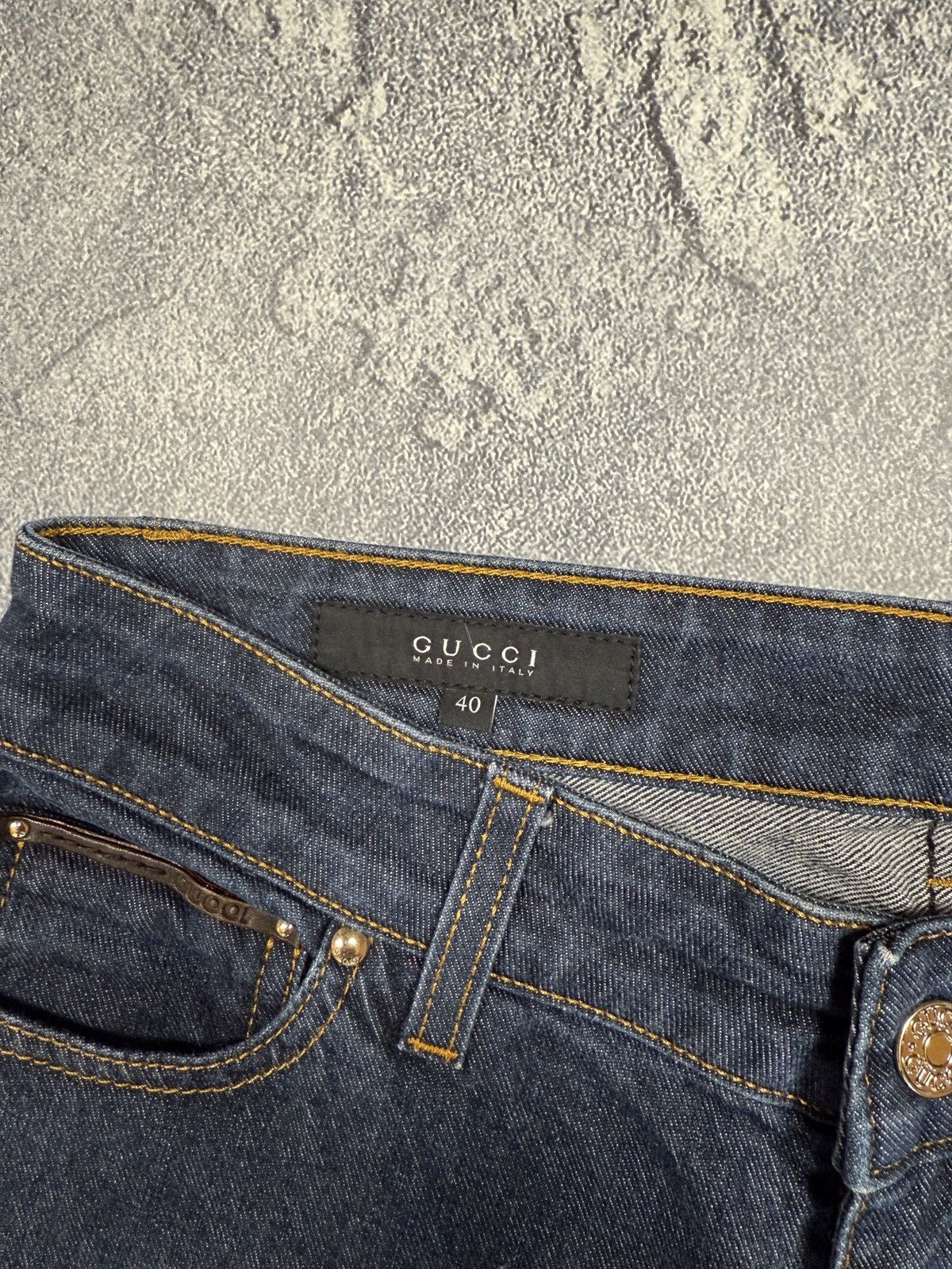 Gucci Gucci Made in Italy Vintage jeans Size 27" / US 4 / IT 40 - 6 Thumbnail