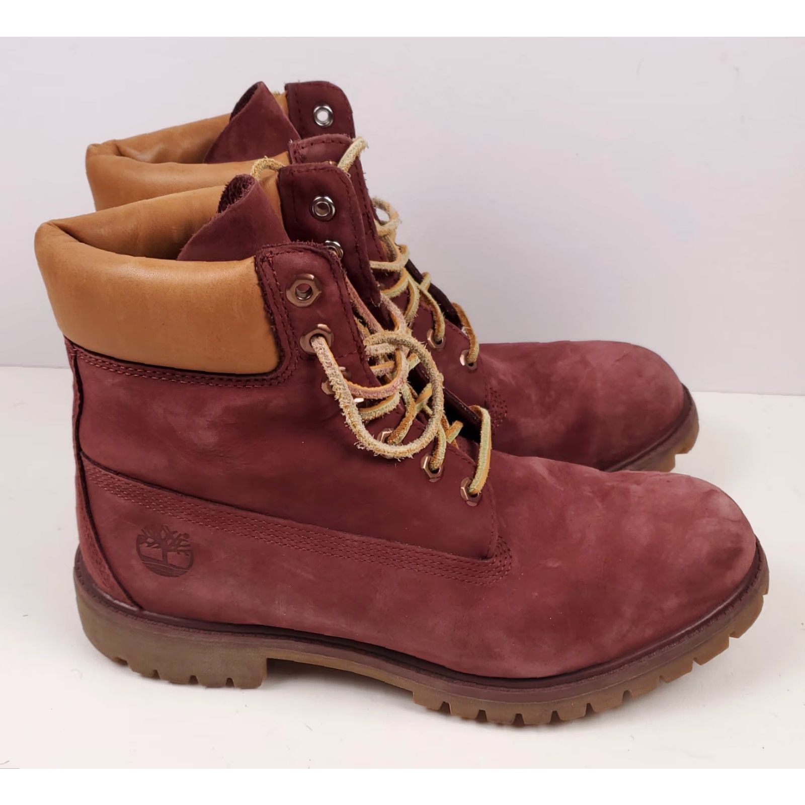 Timberland TIMBERLAND 6 Inch Premium Boot Suede Leather Red Patriotic Mens 10 M Boot Men Red Suede 6 Inch Premium Hikking Size US 10 / EU 43 - 5 Thumbnail