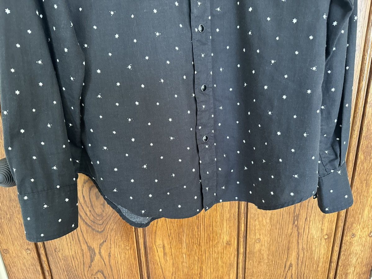 Saint Laurent Paris Grail SS16 Saint Laurent black shirt white star polka dot S Size US S / EU 44-46 / 1 - 13 Thumbnail