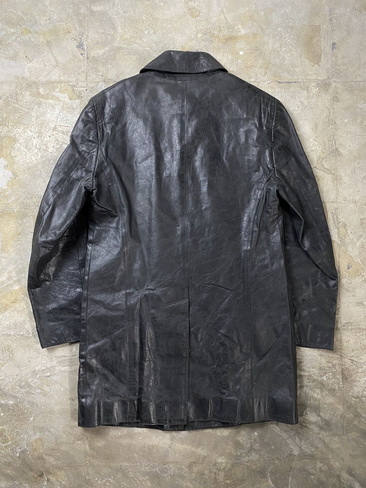 Costume National Costume National Homme - Leather Coat Jacket Size US S / EU 44-46 / 1 - 4 Thumbnail