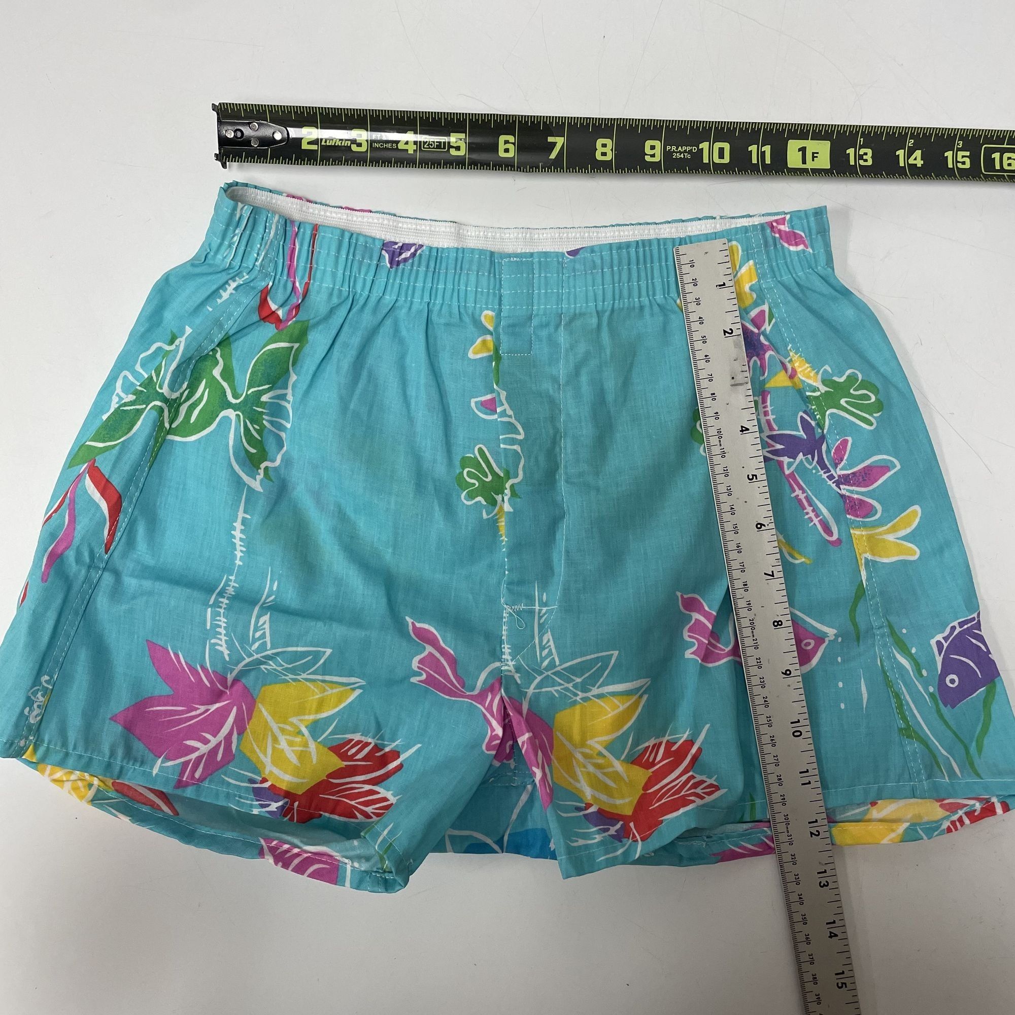 John Weitz NOS New Vtg John Weitz Aqua MARINE LIFE Fish BOXER Briefs Size US 26 / EU 42 - 7 Thumbnail