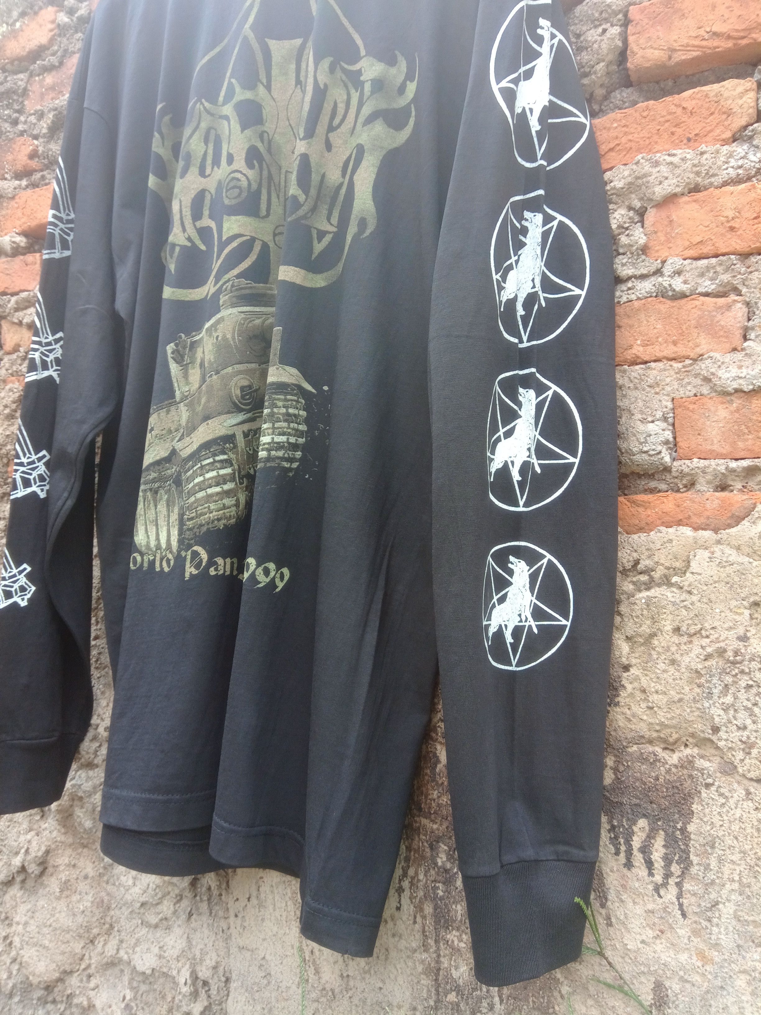 Band Tees × Vintage Vintage OG MARDUK World Panzer Battle 1999 tour LS RARE Size US XL / EU 56 / 4 - 7 Thumbnail