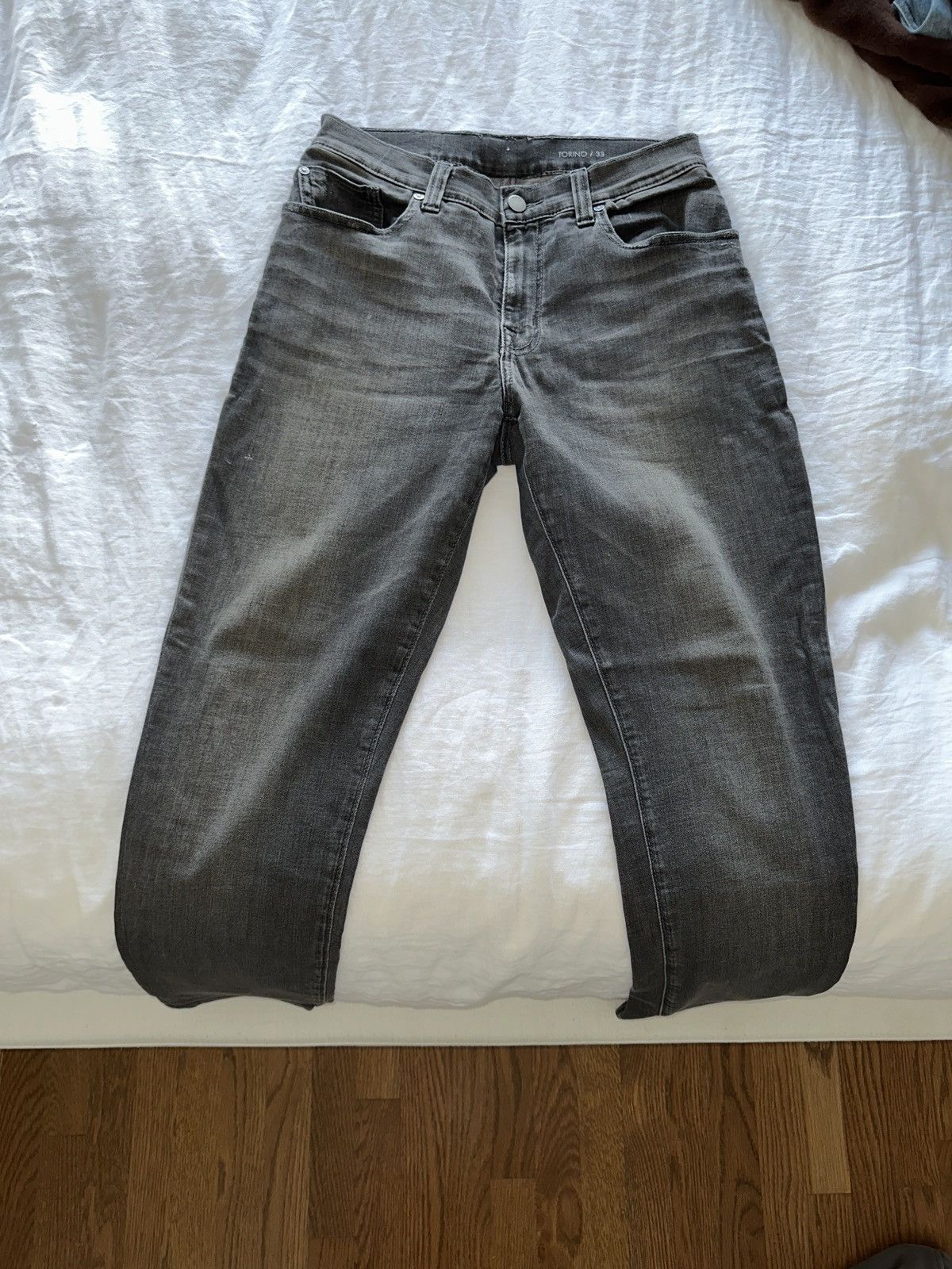 Fidelity Grey Jeans Size US 33 - 1 Thumbnail