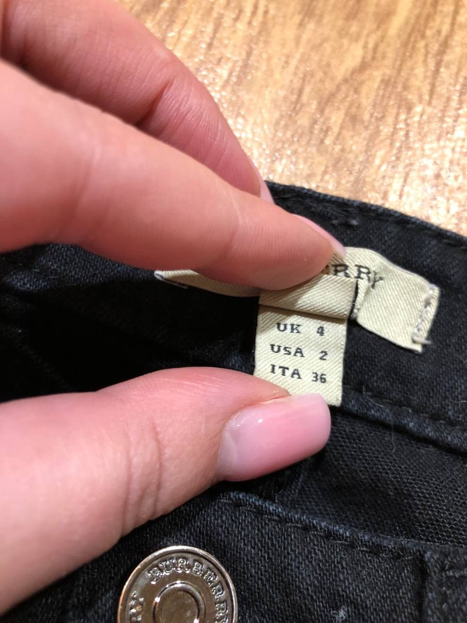 Burberry Burberry London Black Denim Jeans streetwear Size 23" - 6 Thumbnail
