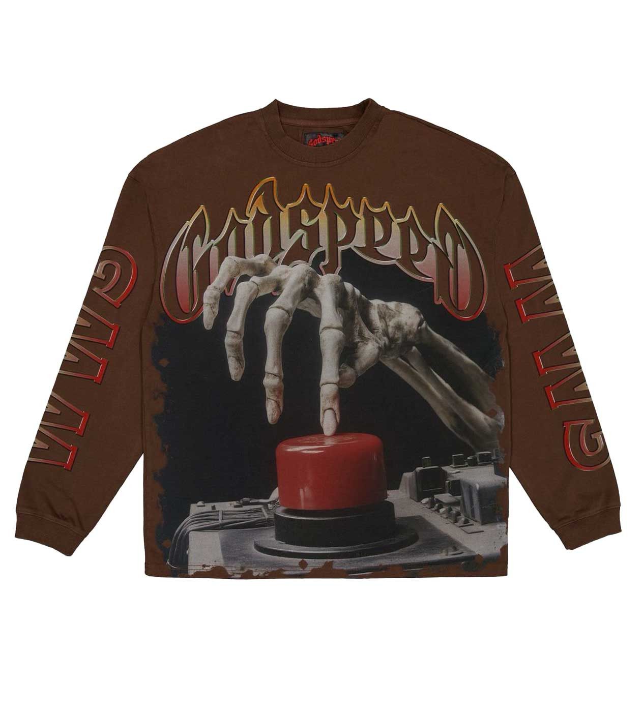 Godspeed Code Red L/S Tee Brown Size US XL / EU 56 / 4 - 1 Thumbnail