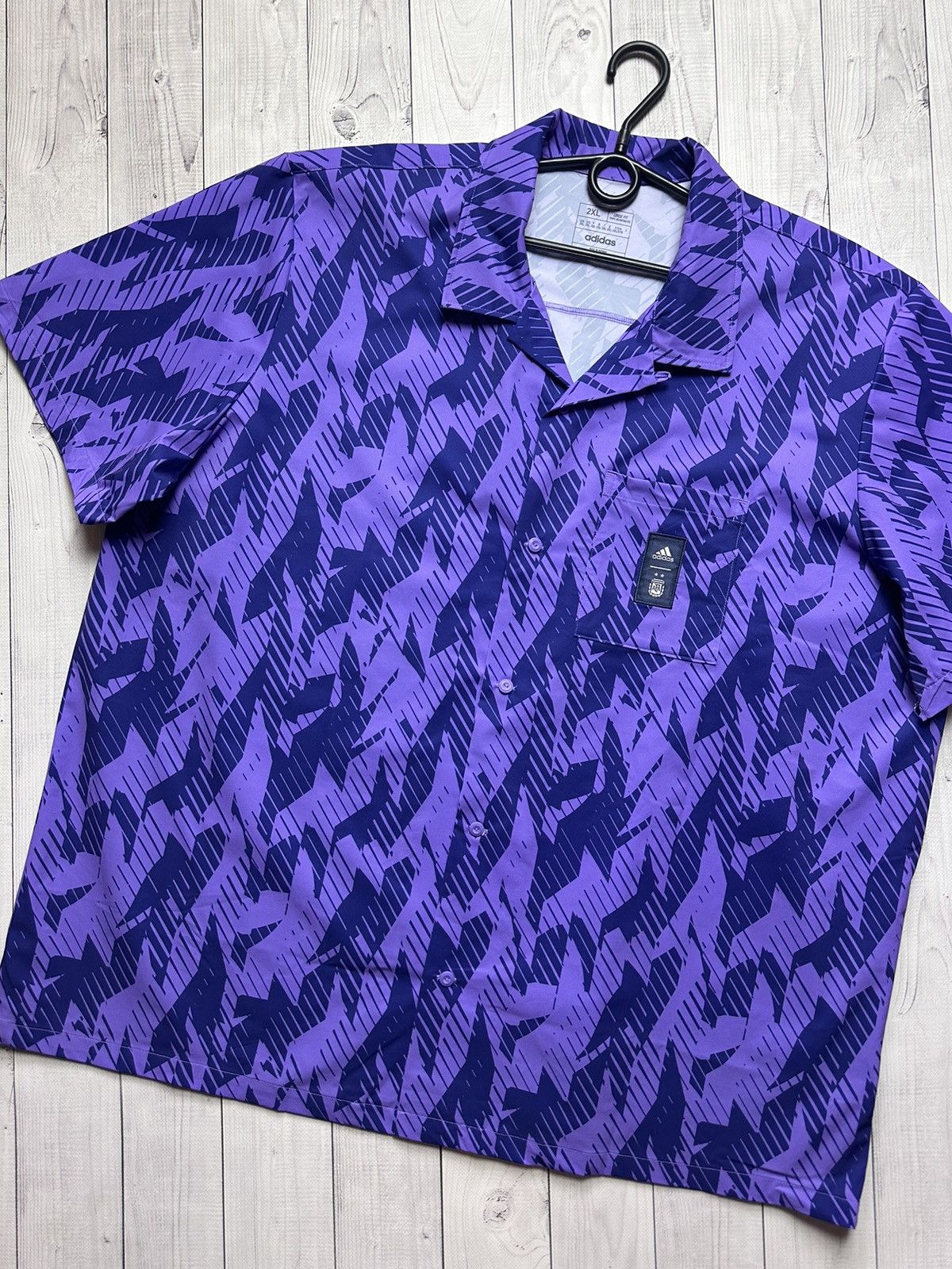 Adidas Adidas Argentina soccer shirt rare purple size XXl Size US XXL / EU 58 / 5 - 2 Thumbnail